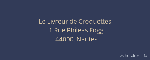 Le Livreur de Croquettes