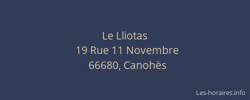 Le Lliotas
