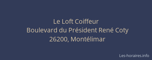 Le Loft Coiffeur