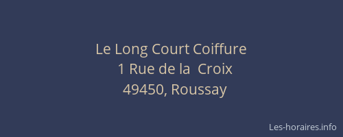 Le Long Court Coiffure