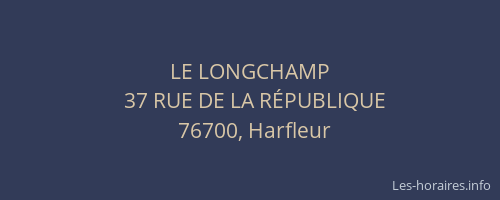 LE LONGCHAMP