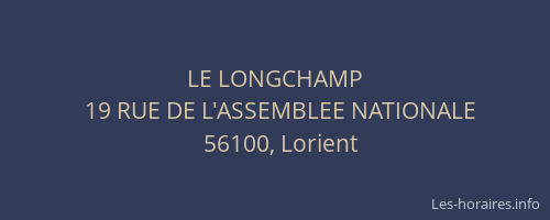 LE LONGCHAMP