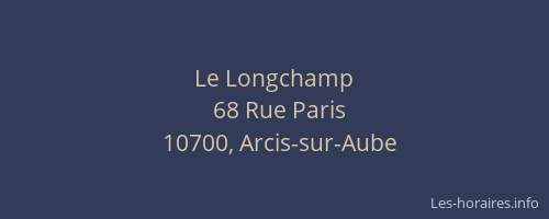Le Longchamp