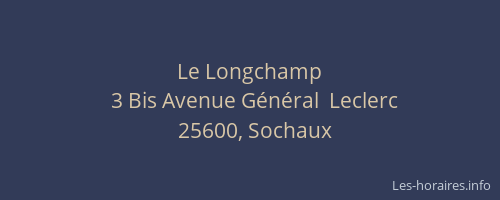 Le Longchamp