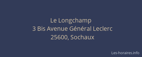Le Longchamp