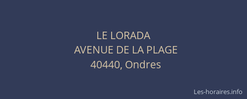 LE LORADA