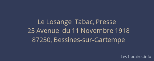 Le Losange  Tabac, Presse