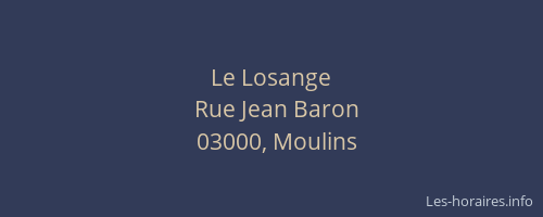 Le Losange