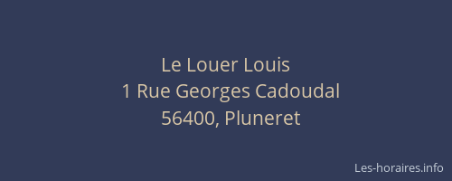 Le Louer Louis
