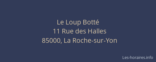 Le Loup Botté