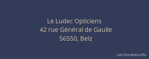Le Ludec Opticiens