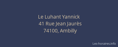 Le Luhant Yannick