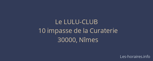 Le LULU-CLUB