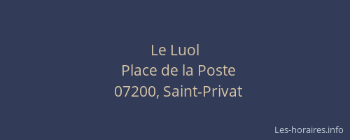 Le Luol