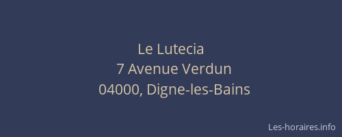 Le Lutecia