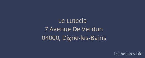 Le Lutecia