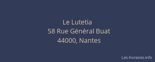 Le Lutetia