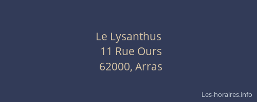 Le Lysanthus