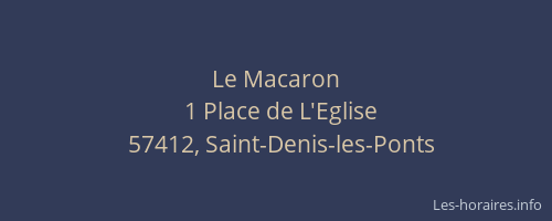 Le Macaron