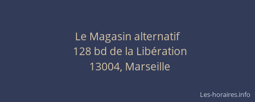 Le Magasin alternatif