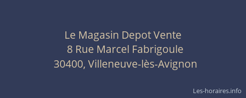 Le Magasin Depot Vente