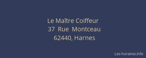 Le Ma&icirc;tre Coiffeur