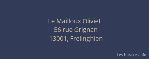 Le Mailloux Oliviet