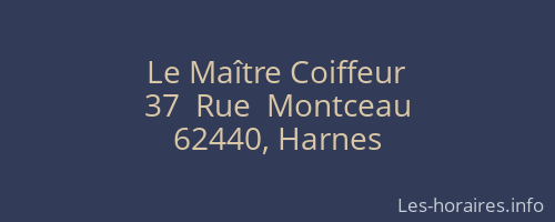 Le Maître Coiffeur