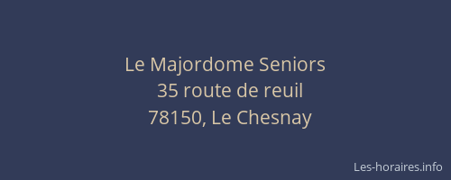 Le Majordome Seniors