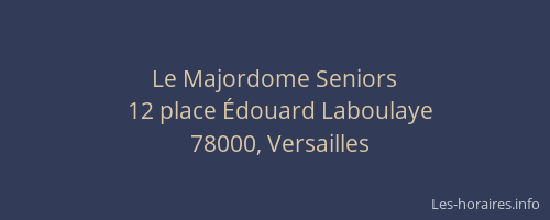Le Majordome Seniors