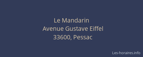 Le Mandarin