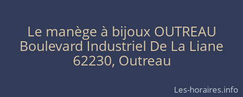 Le manège à bijoux OUTREAU