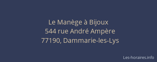 Le Manège à Bijoux