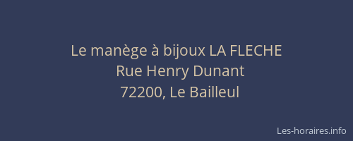 Le man&egrave;ge &agrave; bijoux LA FLECHE