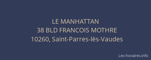 LE MANHATTAN