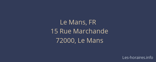 Le Mans, FR