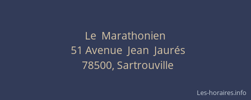 Le  Marathonien