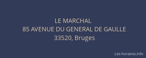 LE MARCHAL
