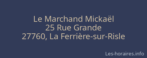 Le Marchand Mickaël