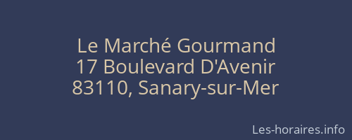Le Marché Gourmand