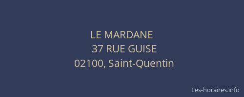 LE MARDANE