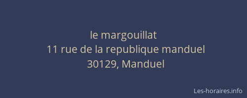 le margouillat