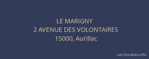 LE MARIGNY