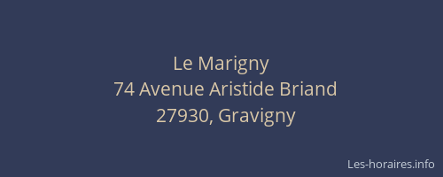 Le Marigny