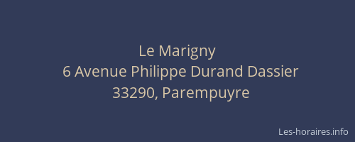 Le Marigny