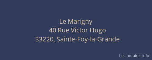 Le Marigny
