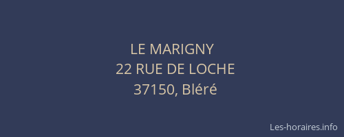 LE MARIGNY