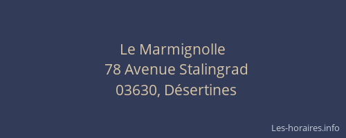 Le Marmignolle