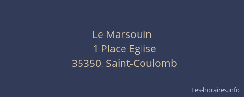 Le Marsouin