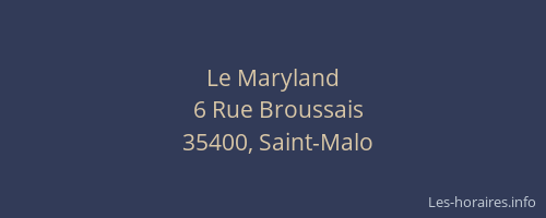 Le Maryland